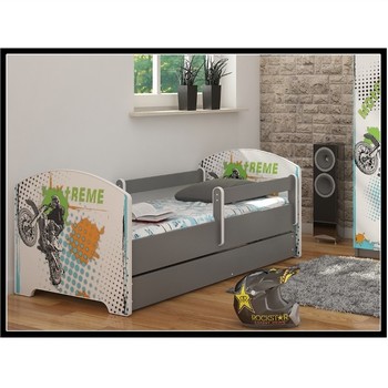 купить Кровать детская от года Oskar Экстрим с ящиком и матрасом.