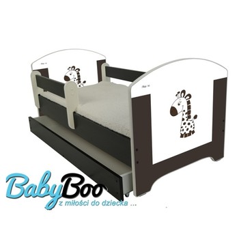 купить Кровать детская от года Oskar   Шоколадный жираф с ящиком и матрасом.