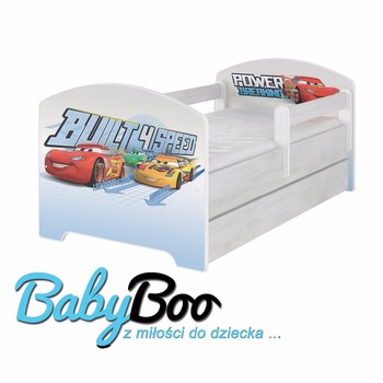 купить Кровать детская Oskar Disney Тачки с ящиком и матрасом.