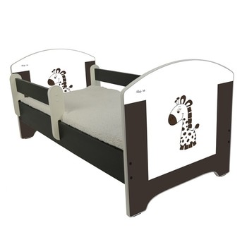 купить Кровать детская от года Oskar  Шоколадный жираф c матрасом.