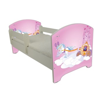 купить Кровать детская от года Oskar  Карета с матрасом.