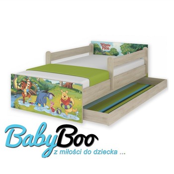 купить Кровать детская с перилами MAX Винни - зачарованный лес.