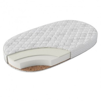 купить Детский матрас для овальной кроватки Bambola Oval Hollo + Kokos