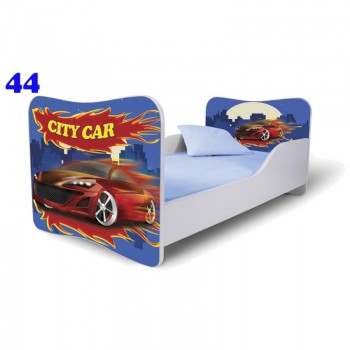 купить Детская кровать Nobiko 140x70 City car №44.